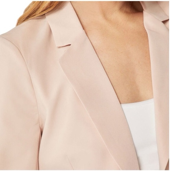 BCBGMAXAZRIA Corpcore Classic Money Maker Office Blazer Bear Pink Women's Size M - Picture 4 of 13